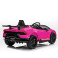 Kahuna Lamborghini Performante Kids Electric Ride On Car Pink