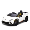 Kahuna Lamborghini Kids Electric Ride On Car Remote Control White