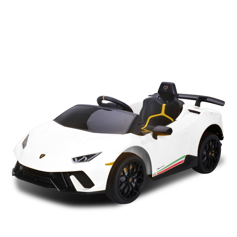 Kahuna Lamborghini Kids Electric Ride On Car Remote Control White