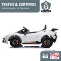 Kahuna Lamborghini Kids Electric Ride On Car Remote Control White