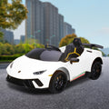 Kahuna Lamborghini Kids Electric Ride On Car Remote Control White