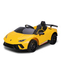 Kahuna Lamborghini Performante Yellow Kids Electric Ride On Car 12V