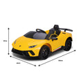 Kahuna Lamborghini Performante Yellow Kids Electric Ride On Car 12V