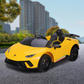 Kahuna Lamborghini Performante Yellow Kids Electric Ride On Car 12V