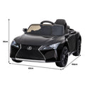 Kahuna Lexus LC 500 Kids Electric Ride On Car Black 12V