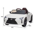 Kahuna Lexus LC500 Kids Electric Ride On Car White