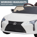 Kahuna Lexus LC500 Kids Electric Ride On Car White