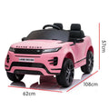 Kahuna Land Rover Electric Ride On Car Remote Control Pink