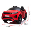 Kahuna Land Rover Kids Electric Ride On Car Remote Control Red