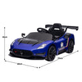Kahuna Maserati MC20 GT2 Kids Ride On Car Blue 12V Electric