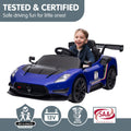 Kahuna Maserati MC20 GT2 Kids Ride On Car Blue 12V Electric