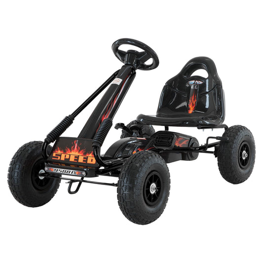 Kahuna G95 Kids Pedal Go Kart Black Ride On Car