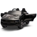 Kahuna Black Porsche Macan Turbo EV Kids Ride On Car 12V Electric Car