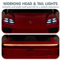 Kahuna Red Porsche Macan Turbo EV Kids Ride On Car 12V Electric Car