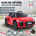 Kahuna R8 Spyder Audi Kids Electric Ride On Car Red 12V