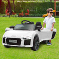 Kahuna Audi R8 Spyder Kids Electric Ride On Car White Remote