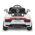 Kahuna Audi R8 Spyder Kids Electric Ride On Car White Remote