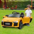 Kahuna R8 Spyder Audi Licensed Kids Electric Ride On Car Yellow