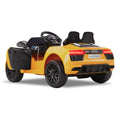 Kahuna R8 Spyder Audi Licensed Kids Electric Ride On Car Yellow