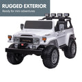 Kahuna Toyota FJ-40 Kids Ride On Car 80W White Electric