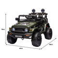 Kahuna Toyota FJ Cruiser Kids Electric Ride On Car Green
