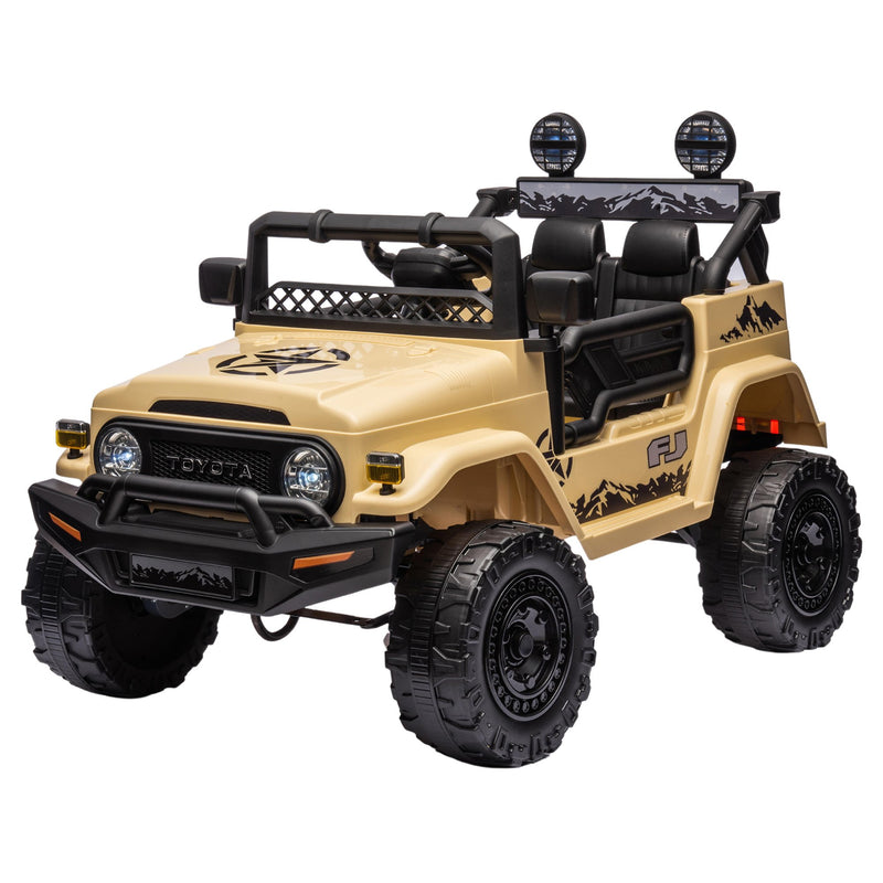 Kahuna Toyota FJ Cruiser Kids Electric Ride On Car Khaki