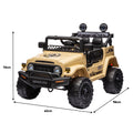 Kahuna Toyota FJ Cruiser Kids Electric Ride On Car Khaki