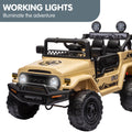 Kahuna Toyota FJ Cruiser Kids Electric Ride On Car Khaki