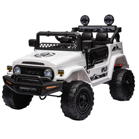 Kahuna Toyota FJ Cruiser Electric Kids Ride-on Car White