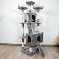 Furtastic 170cm Cat Tree Scratching Post Grey