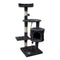 Furtastic Cat Tree 110cm Scratching Post Dark Grey