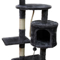 Furtastic Cat Tree 110cm Scratching Post Dark Grey