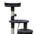 Furtastic Cat Tree 110cm Scratching Post Dark Grey