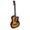 Karrera 38in Acoustic Guitar Steel Strings Sunburst Carry Bag