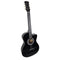 Karrera 38in Cutaway Acoustic Guitar Black with Bag