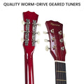Karrera 38in Cutaway Acoustic Guitar with Bag Natural