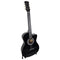 Karrera 38in Cutaway Acoustic Guitar Black with Carry Bag