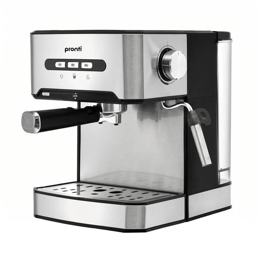 Pronti 1.6L Automatic Coffee Espresso Machine with Steam Frother