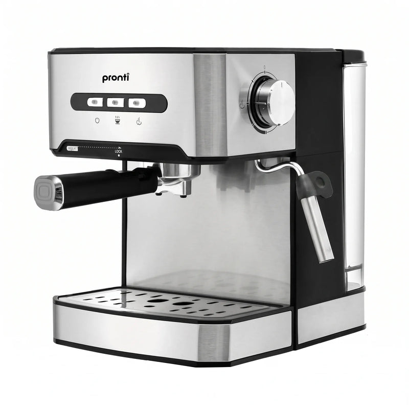 Pronti 1.6L Automatic Coffee Espresso Machine with Steam Frother