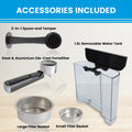 Pronti 1.6L Automatic Espresso Machine Steam Frother