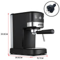 Pronti CM-850D 20 Bar Espresso Machine Milk Frother 1.25L
