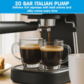 Pronti CM-850D 20 Bar Espresso Machine Milk Frother 1.25L
