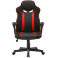 Sarantino Fayzo Racing Gaming Chair Black Red Mesh Adjustable