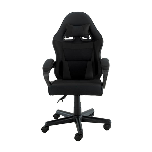 Sarantino Kids Gaming Chair Black Adjustable Ergonomic Computer Desk Seat