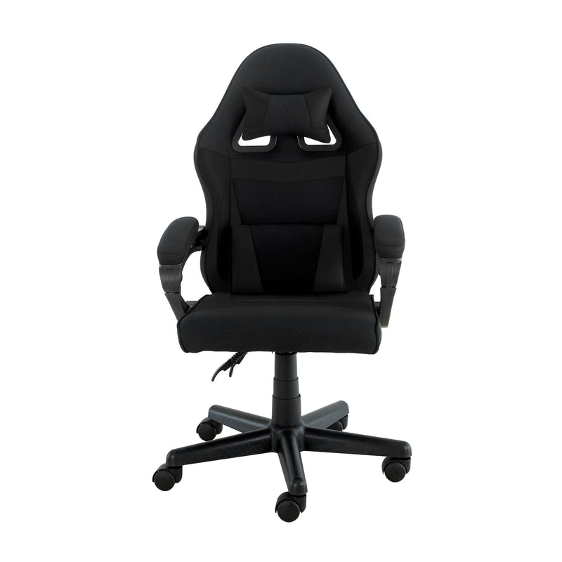 Sarantino Kids Gaming Chair Black Adjustable Ergonomic Computer Desk Seat