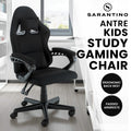 Sarantino Kids Gaming Chair Black Adjustable Ergonomic Computer Desk Seat