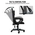 Sarantino Kids Gaming Chair Black Adjustable Ergonomic Computer Desk Seat
