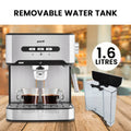 Pronti Toaster Kettle Coffee Machine Breakfast Set Black