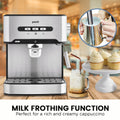 Pronti Toaster Kettle Coffee Machine Breakfast Set Black