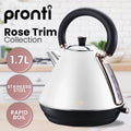 Pronti Toaster Kettle Coffee Machine Breakfast Set White